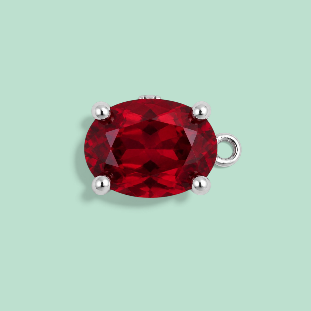 Oval-Cut Ruby Disegno Element