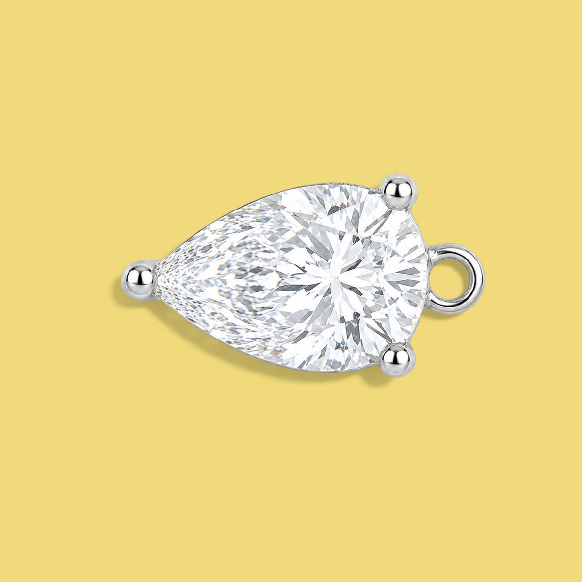 Pear-Cut Diamond Disegno Element