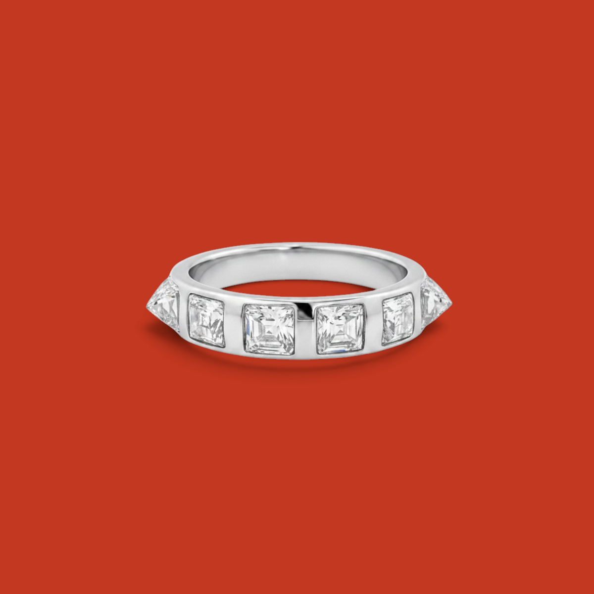 La bague ruban Piramide