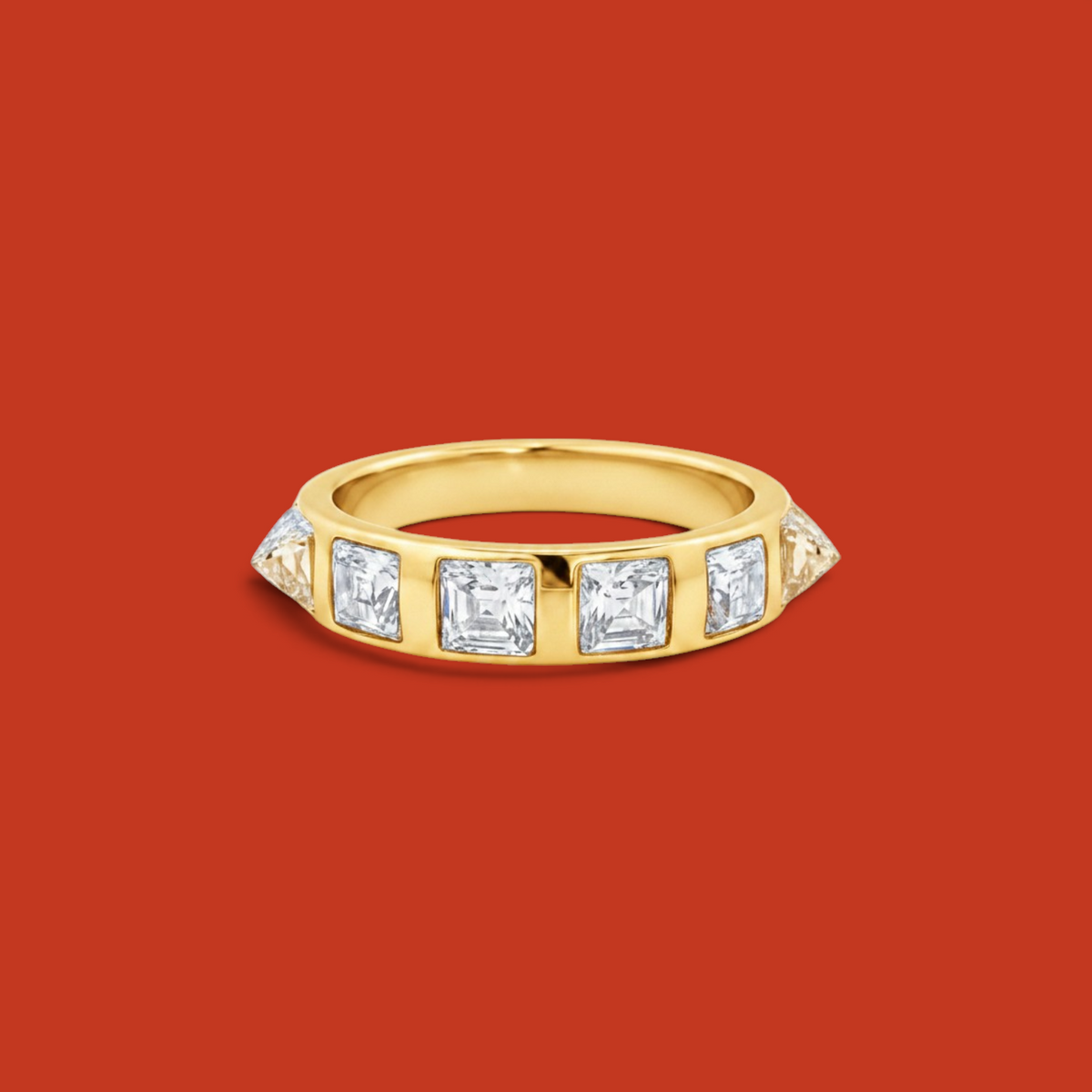 La bague ruban Piramide