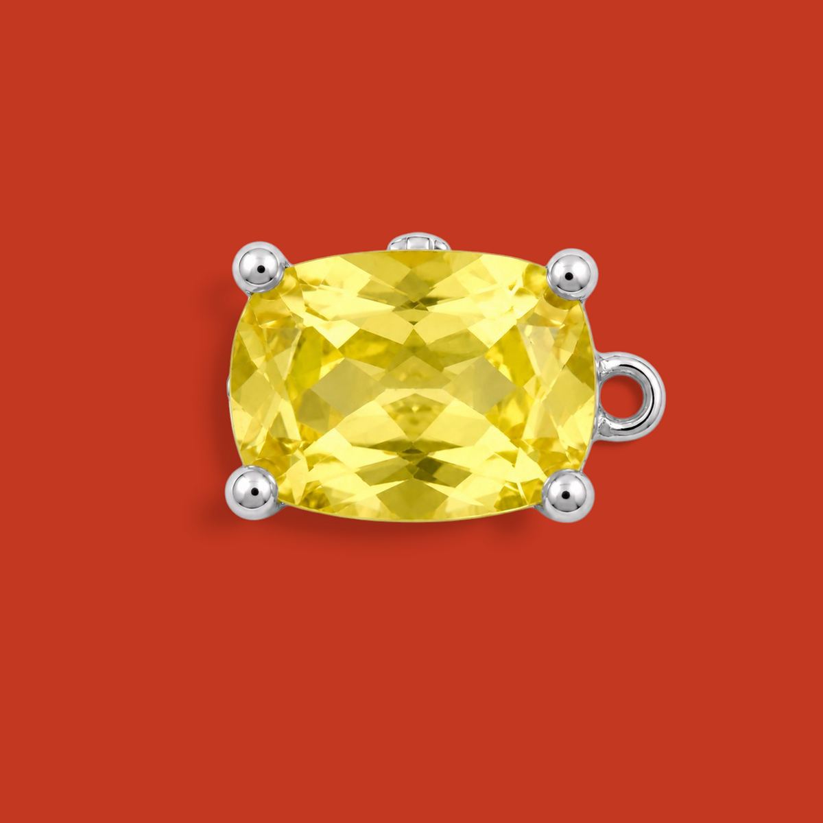 Radiant-Cut Yellow Sapphire Disegno Element