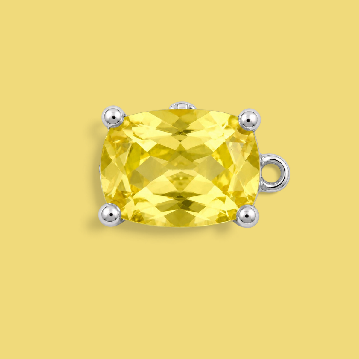 Radiant-Cut Yellow Sapphire Disegno Element