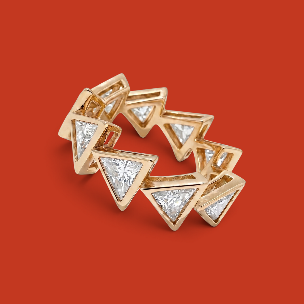 La bague ruban Triangoli
