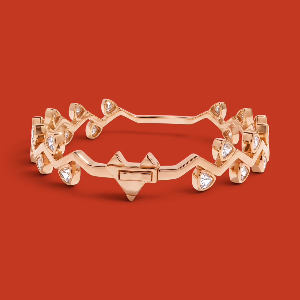 Vite di Volpe Cuff Rose Gold