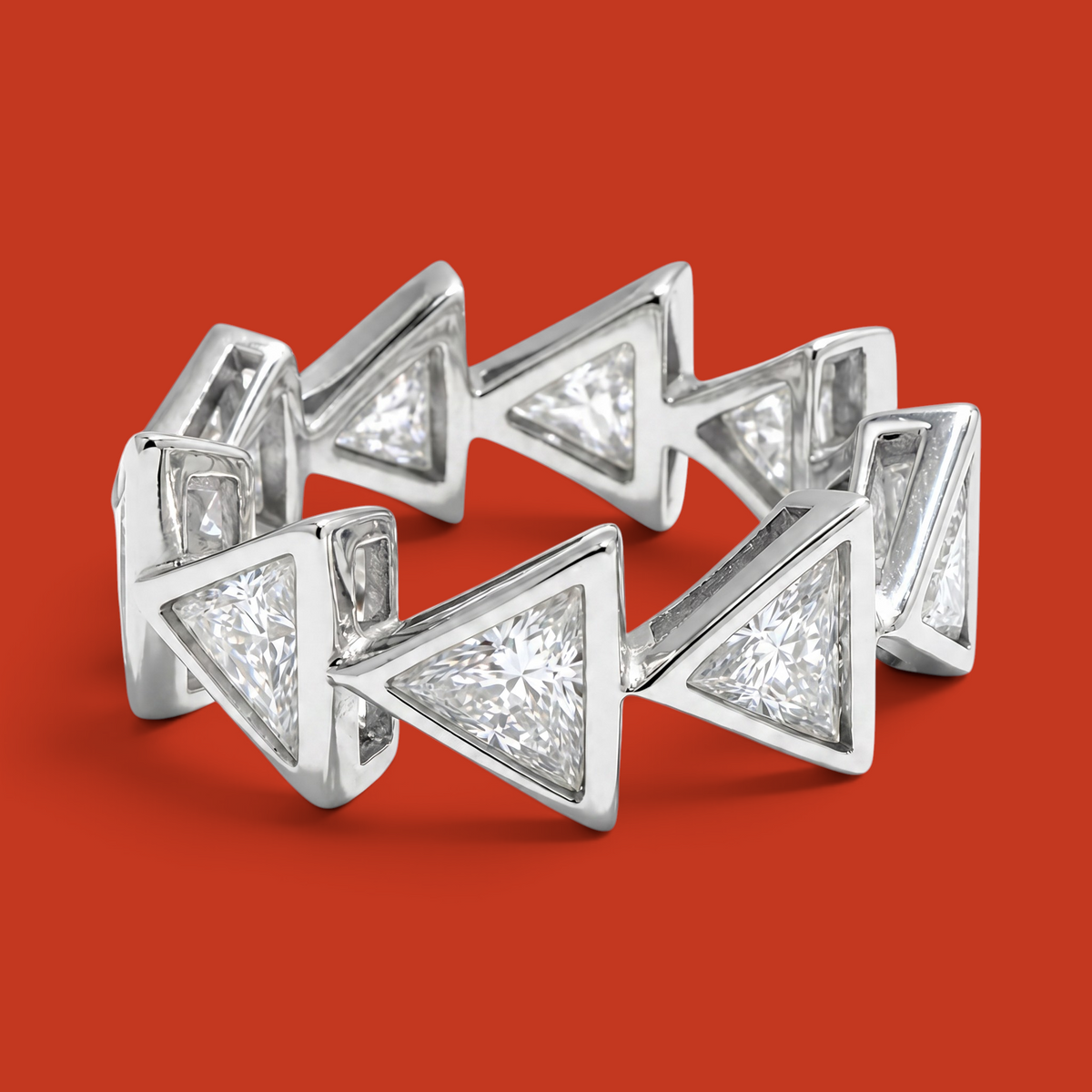 La bague ruban Triangoli