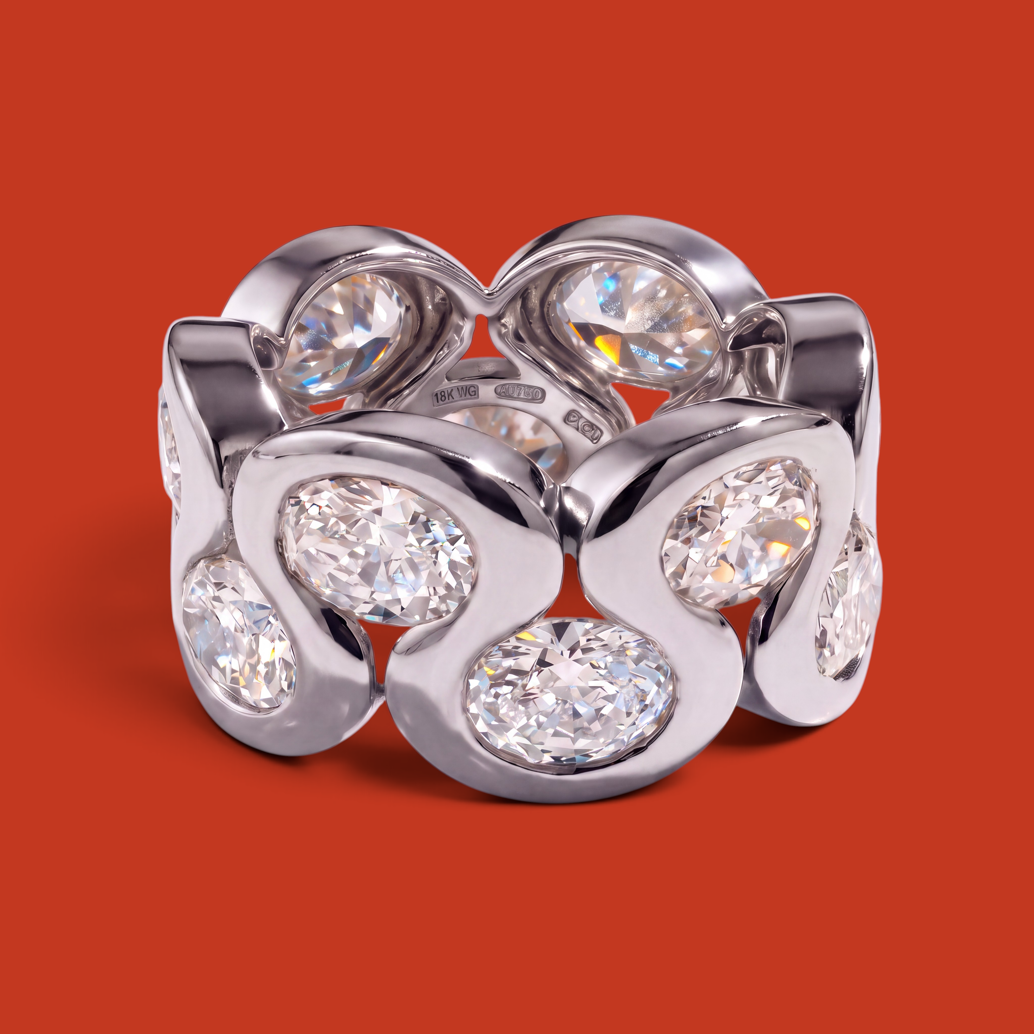 Dinamismo Band White Gold