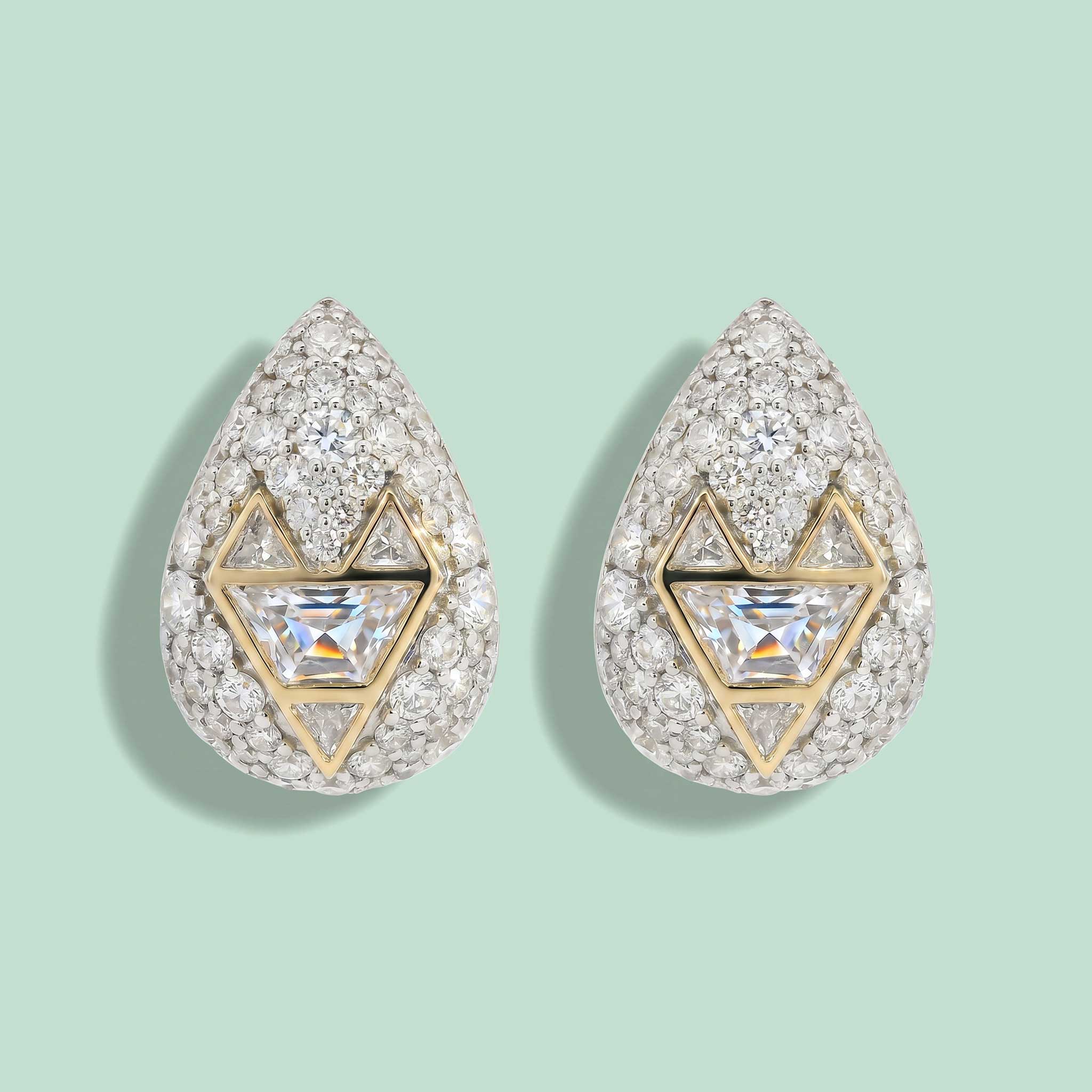 Pave La Volpe Earrings