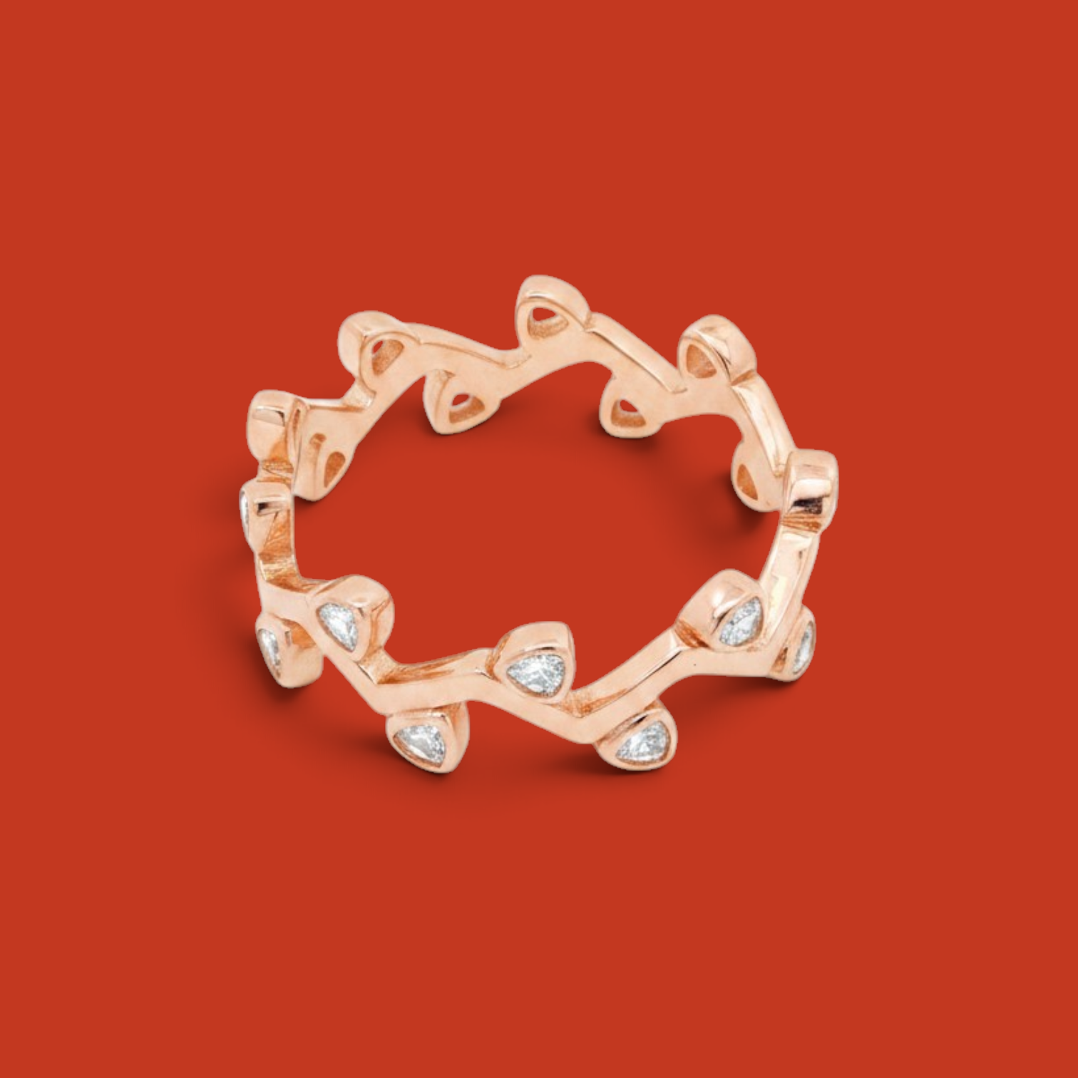 Vite di Volpe Band Rose Gold
